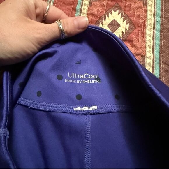 Fabletics polka dot biker shorts size small - Picture 2 of 6